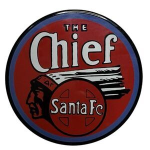 The Chief Santa Fe Railroad Train Refrigerator Magnet